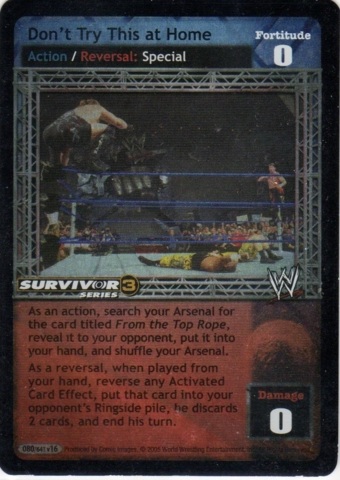 Dont Try This at Home (SS3) Foil